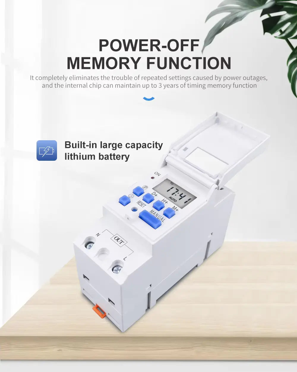 Weekly Programmable Timer with DP box | Asghar Electric