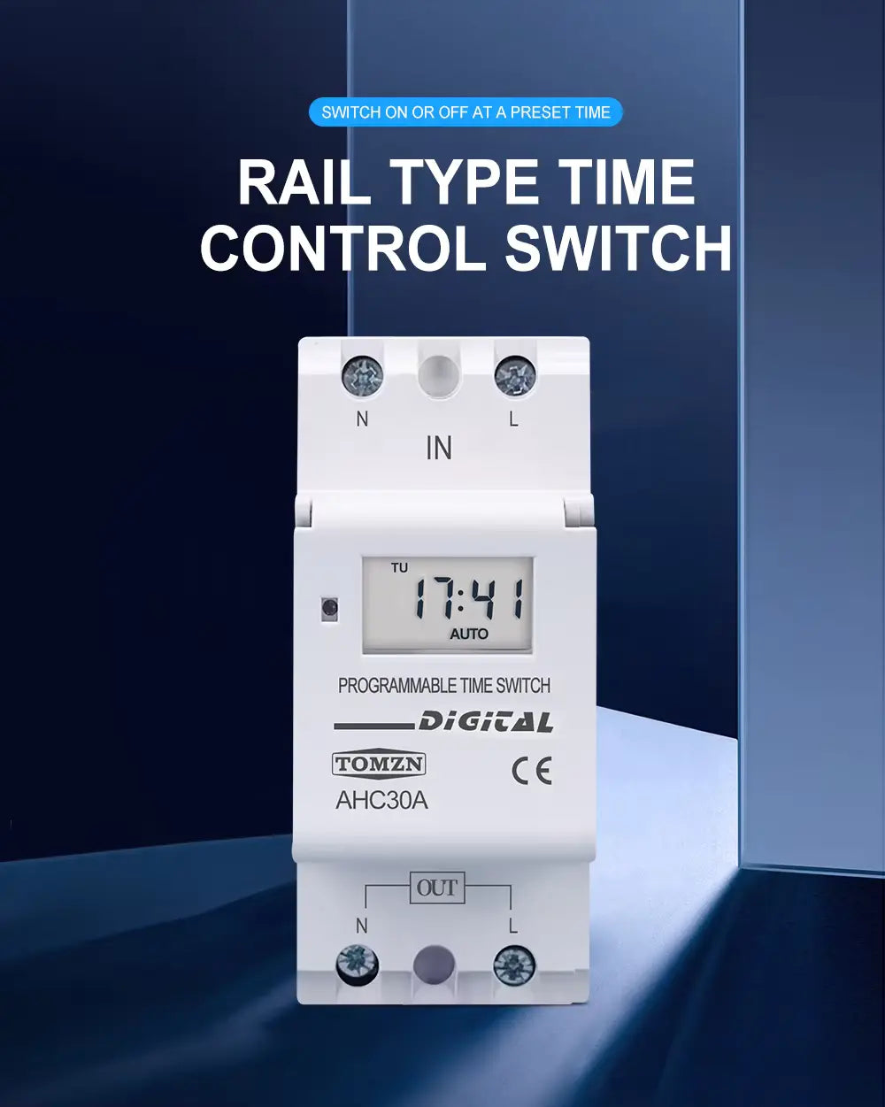 Weekly Programmable Timer with DP box | Asghar Electric