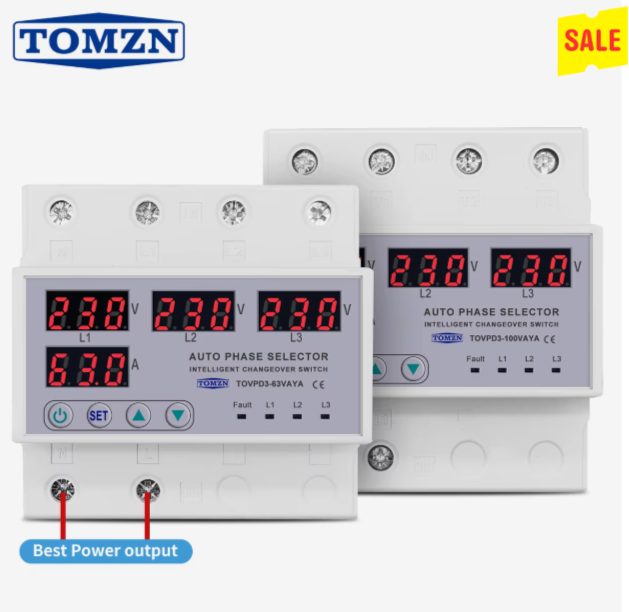 Tomzn TOVPD3-63VAYA Auto Phase Selector
