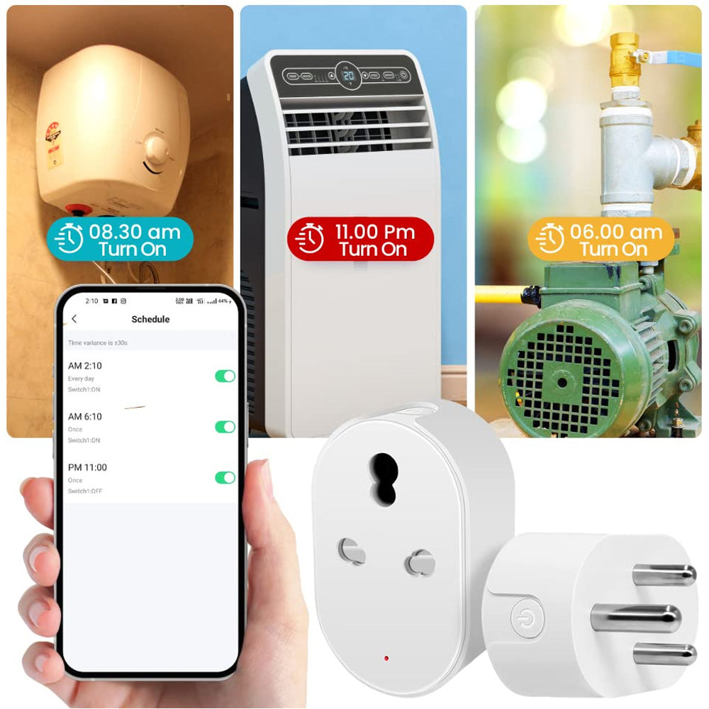 Tuya Smart 16A WiFi Power Plug with Power Monitoring