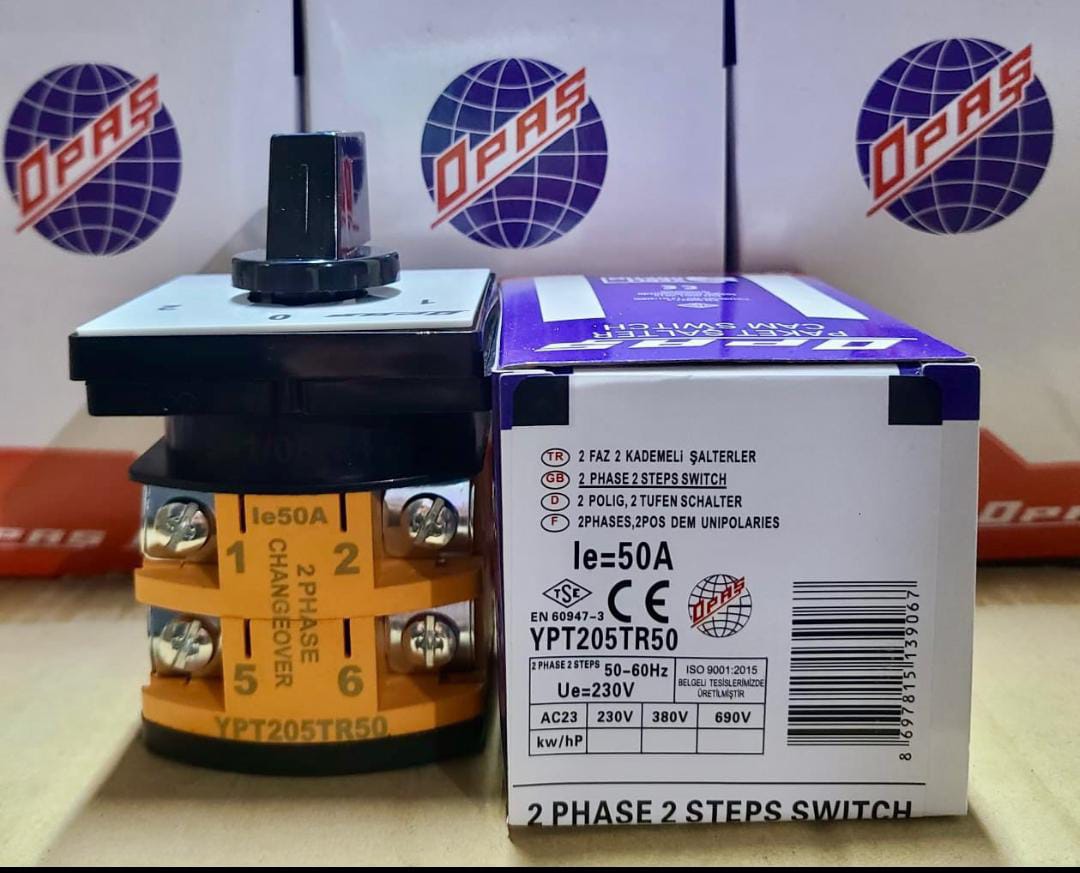 Opas 50AMP 2 Pol Rotary changeover | Asghar Electric