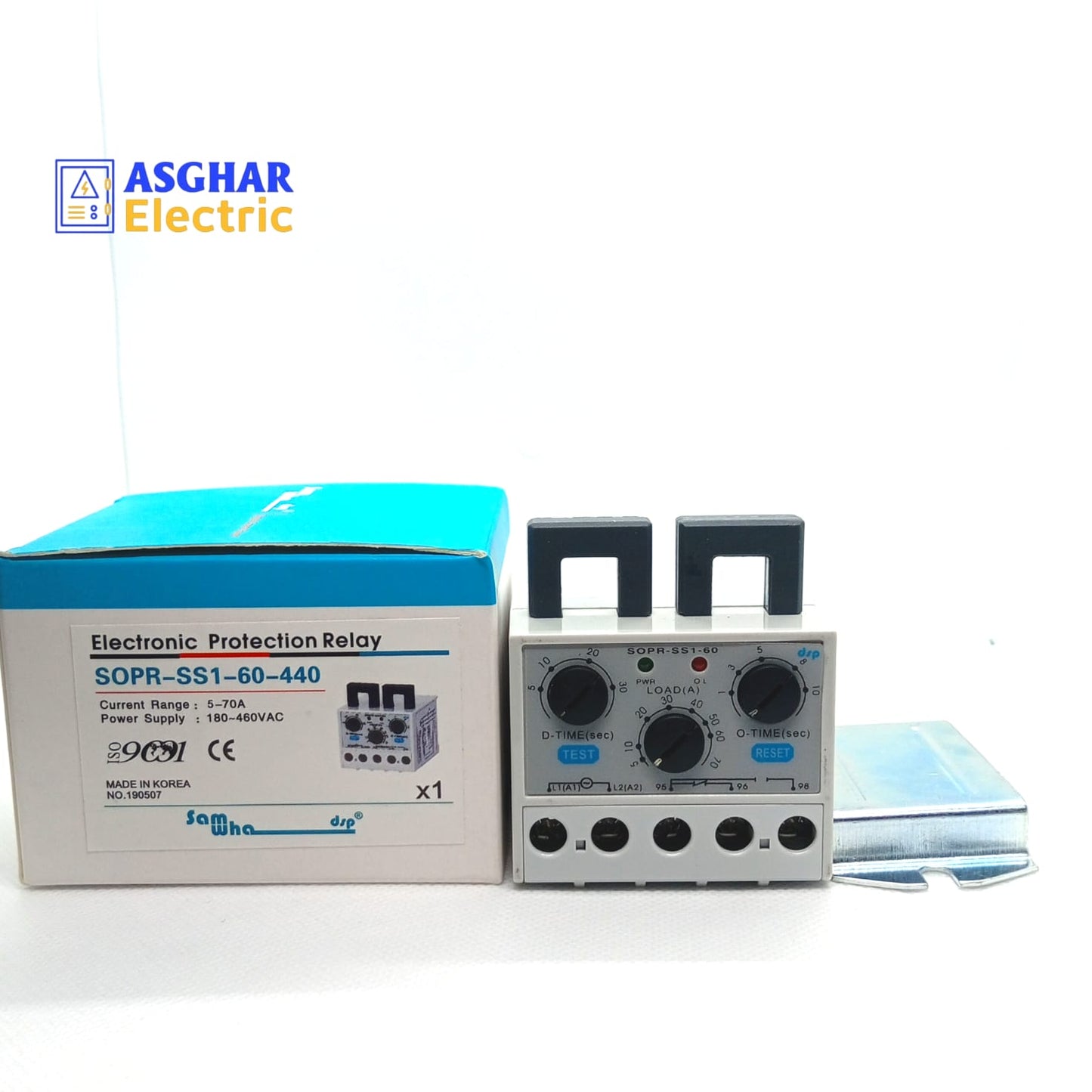 Asghar Electric | Samwha EOCR Analog – Reliable Motor Protection Relay (0-6A & 5-70A)