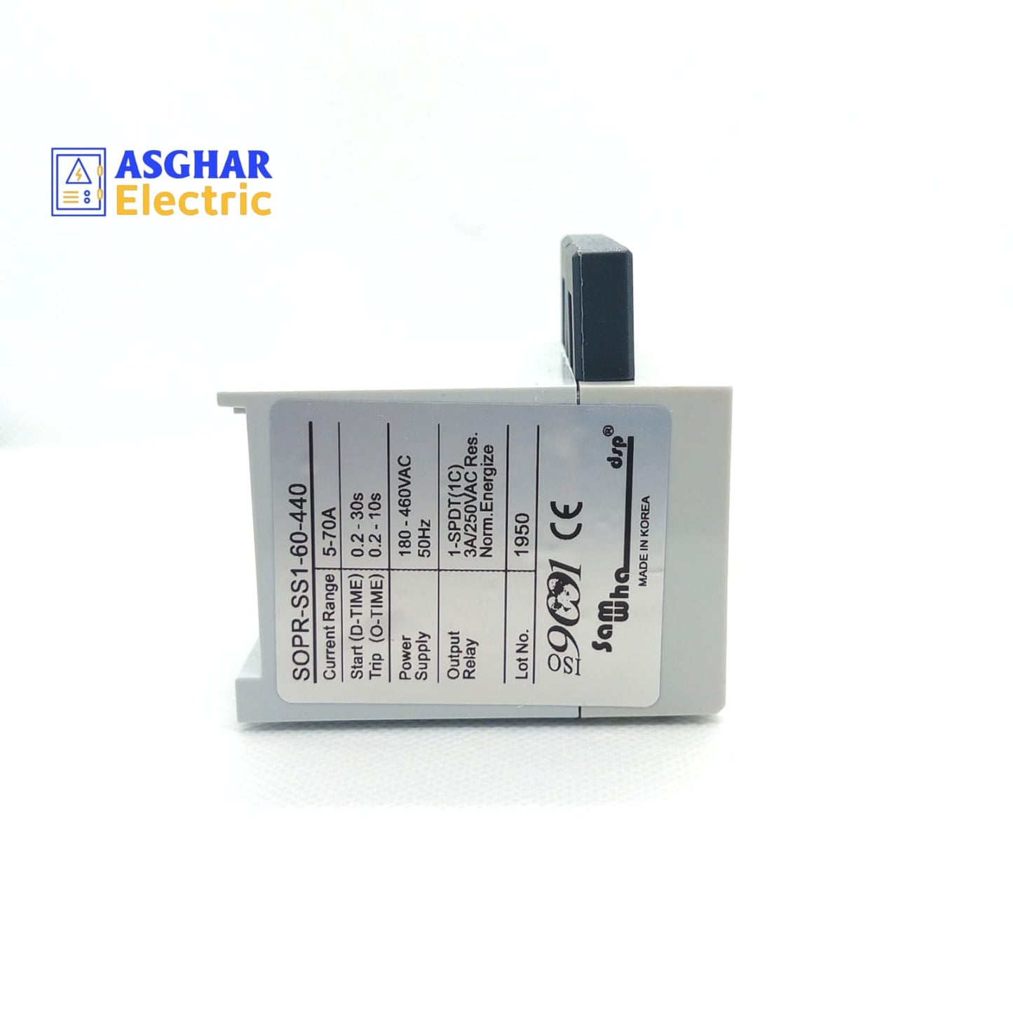 Asghar Electric | Samwha EOCR Analog – Reliable Motor Protection Relay (0-6A & 5-70A)