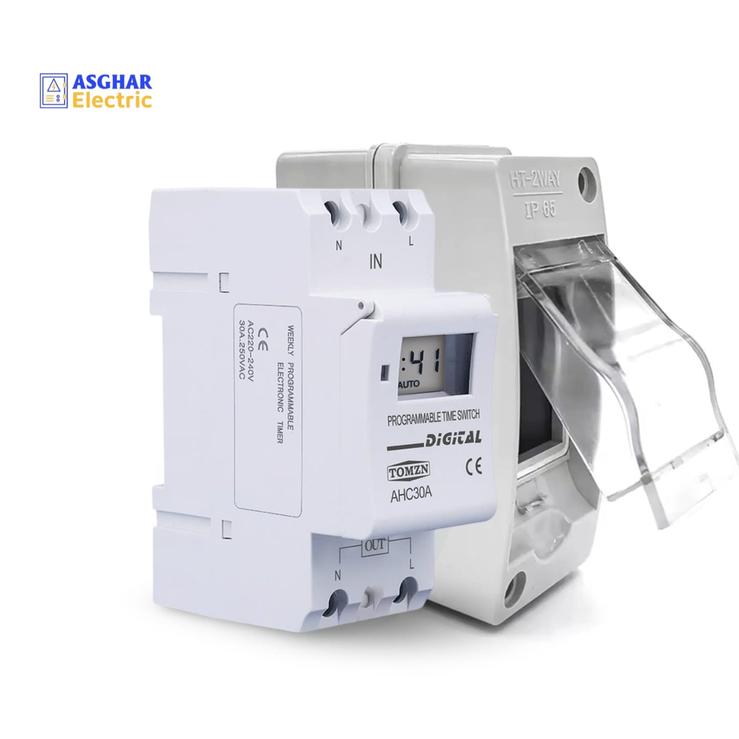 Weekly Programmable Timer with DP box | Asghar Electric