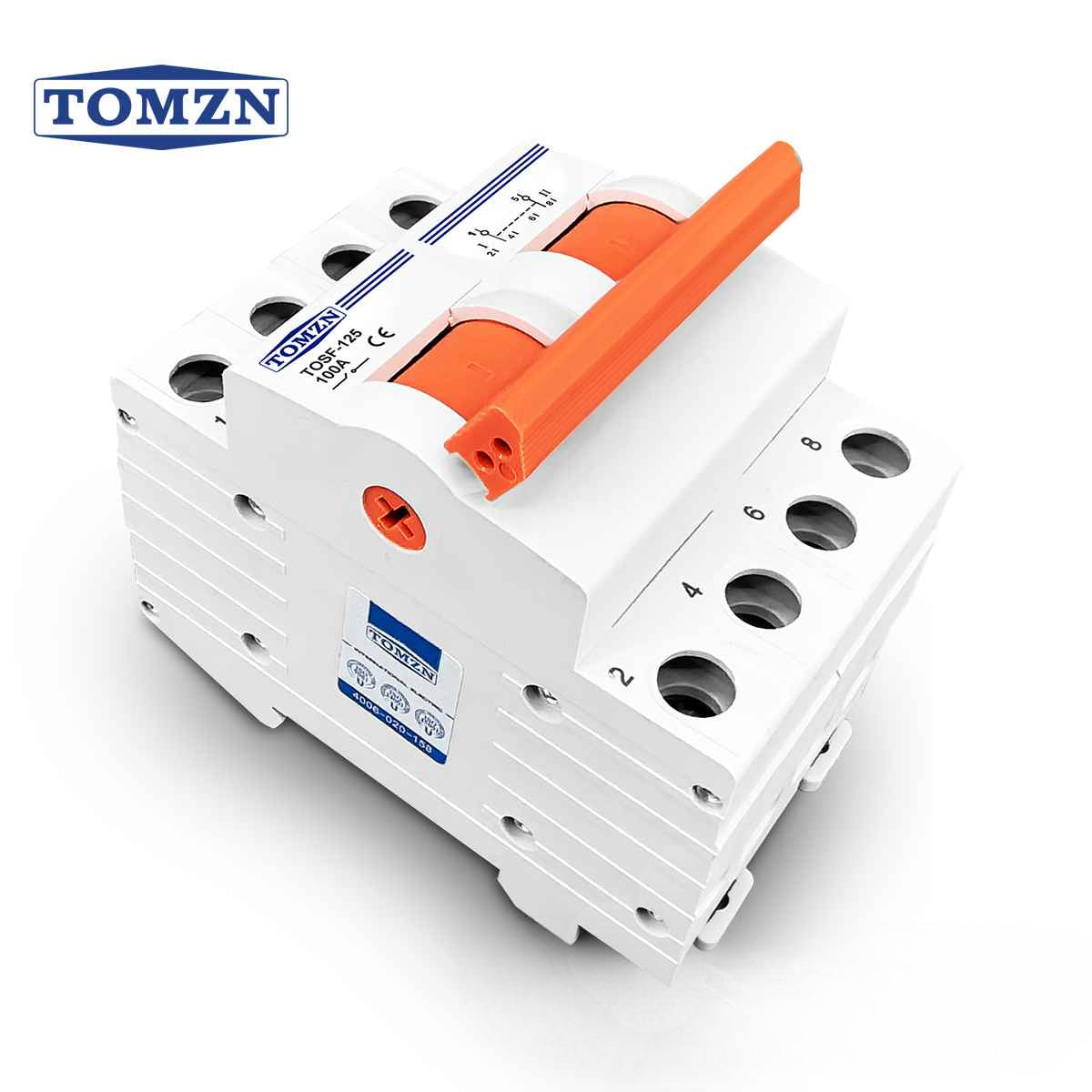TOMZN 2P 125A Changeover Switch Breaker