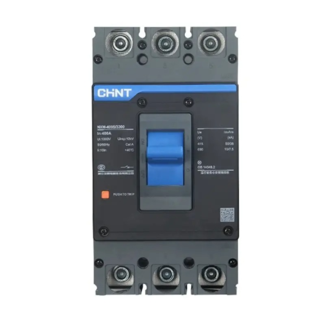 Chint NXM-400 H 3 Pole Molded Case Circuit Breaker Fixed 320A/400A
