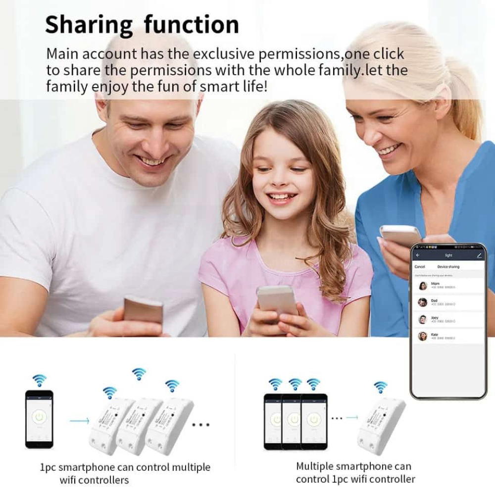 Water Motor Controller with App & Timers 10A - Best For Home Use