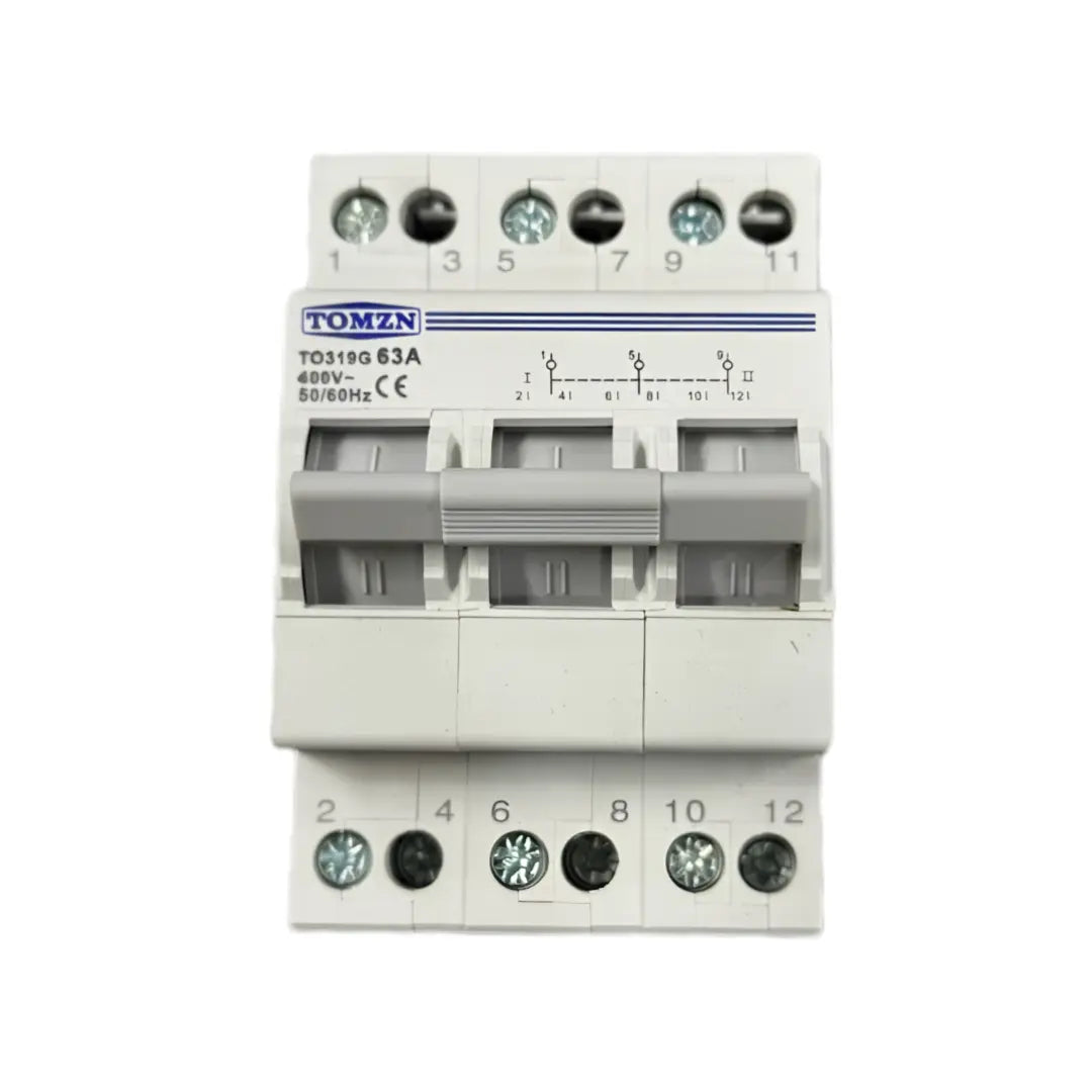 TOMZN 3P 63A Changeover Switch Breaker