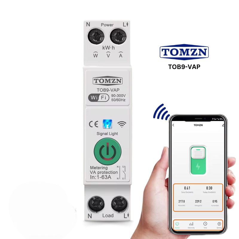 Wifi Smart Power Switch-63A + Box | Asghar Electric