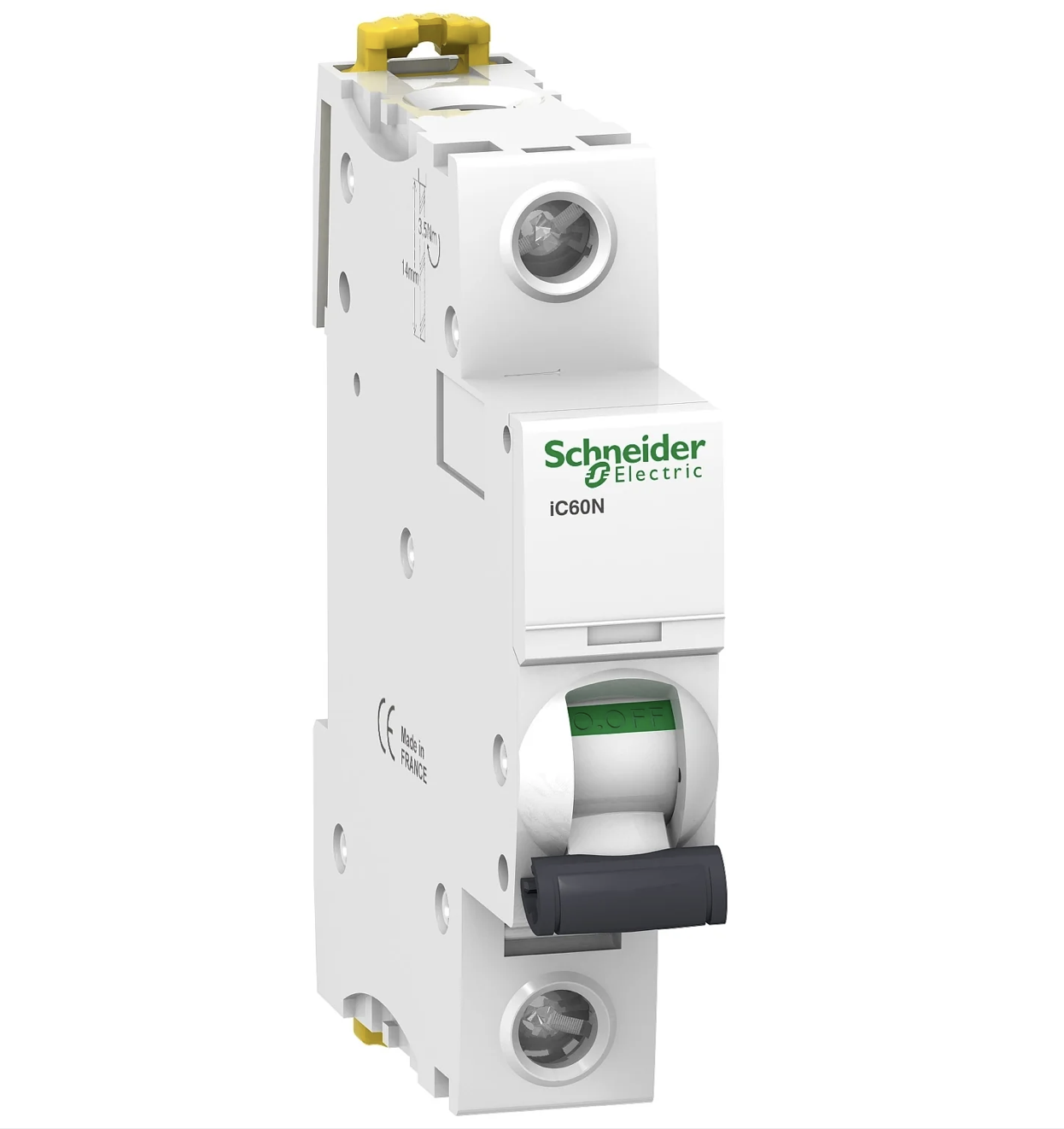 Schneider Miniature Circuit Breaker (MCB) IC60N 1P AC 10KA