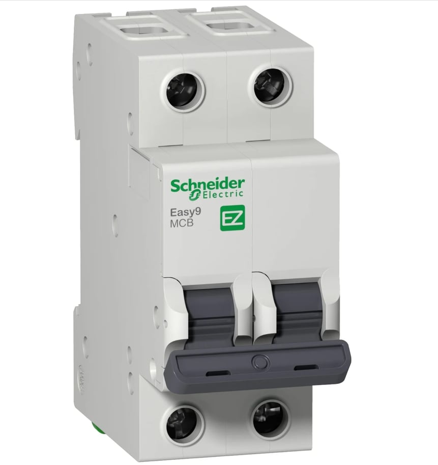 Schneider MCB Easy9 2P AC 6KA