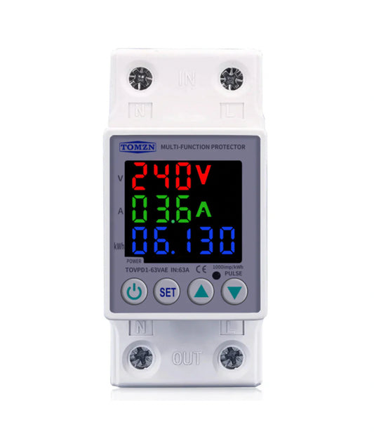 Tomzn Digital Protection Relay 63A (TOVPD1-63VAE)