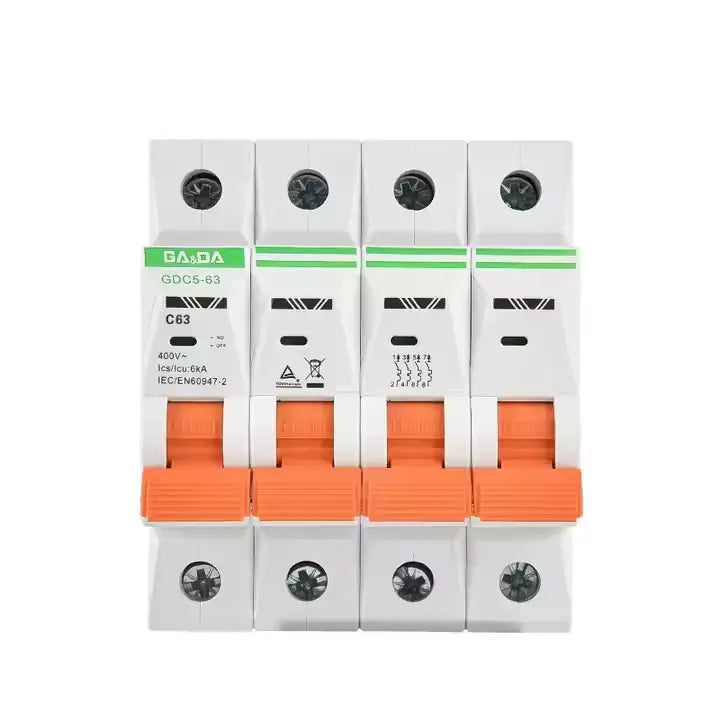 GADA Miniature Circuit Breaker (MCB) 4P AC 63A
