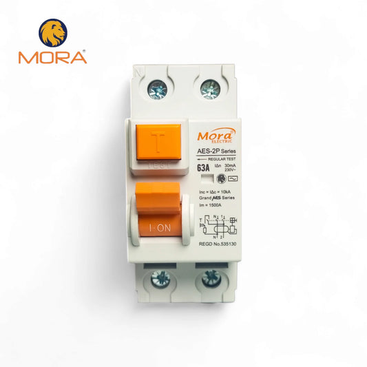 Mora RCCB 63A Residual Current Circuit breaker with Current Leakage protection |Asghar Electric