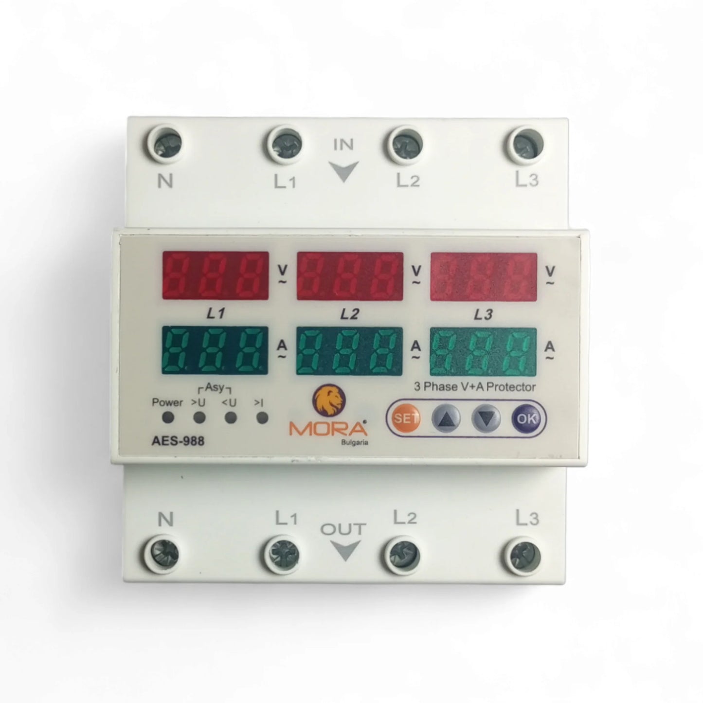 Mora 4Pole 3 Phase Voltage and current Protector |Asghar Electric