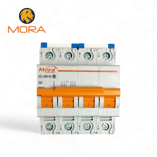 Mora 4P 1000V 63A DC Circuit Breaker |Asghar Electric