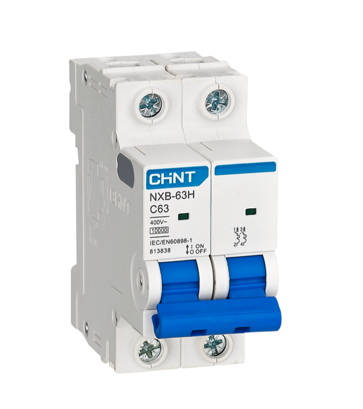CHINT NXB-63H 2-Pole Miniature Circuit Breaker (MCB)