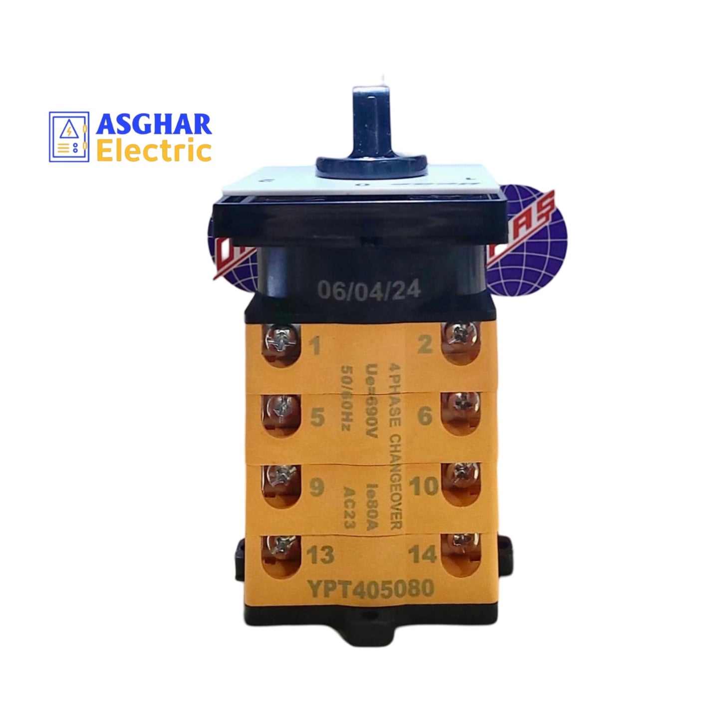 Opas 80 amp 4 Pol Rotary changeover | Asghar Electric