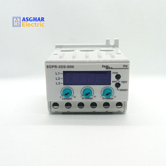 Asghar Electric | Samwha Digital EOCR 10-120A – Advanced Motor Protection Relay