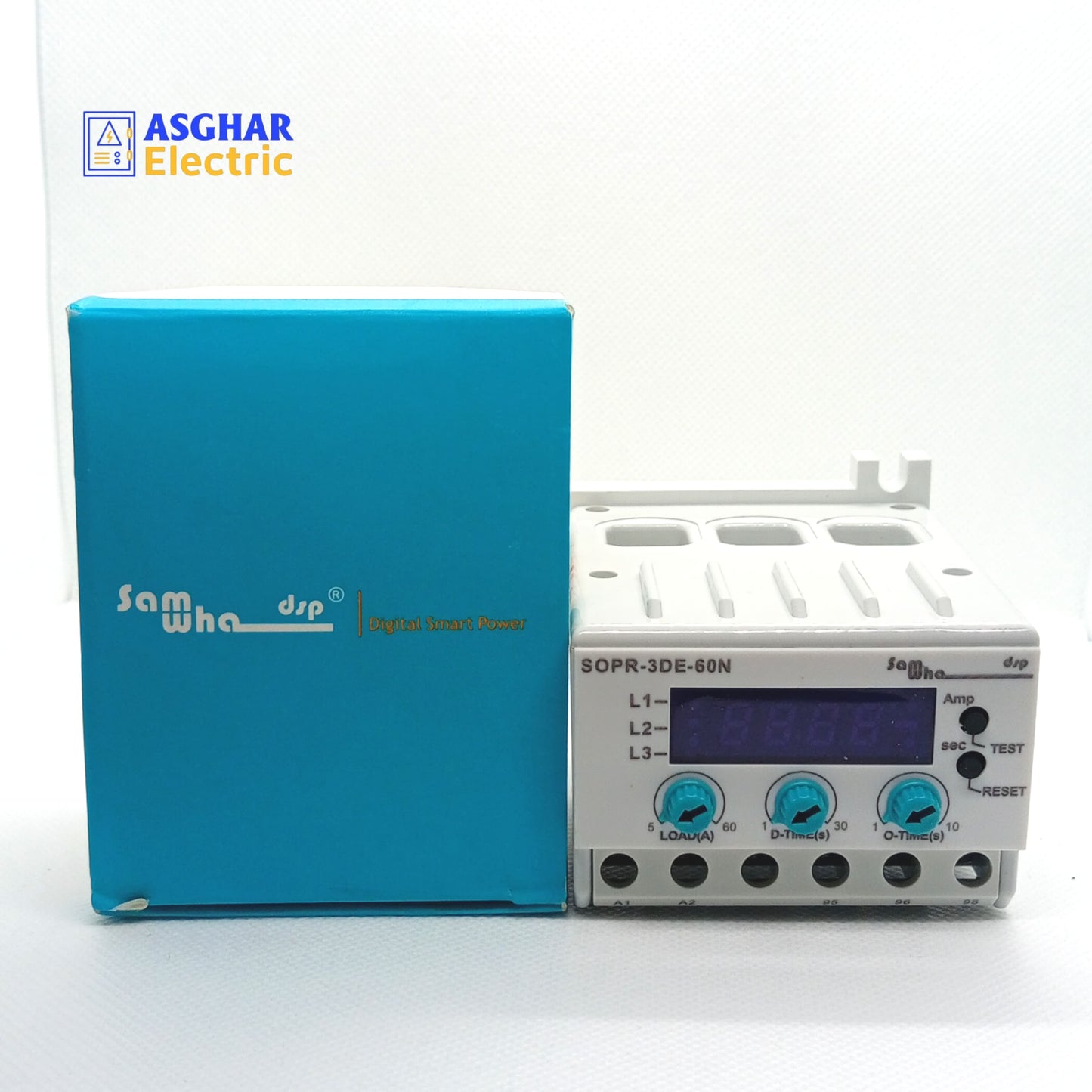 Asghar Electric | Samwha Digital EOCR 10-120A – Advanced Motor Protection Relay