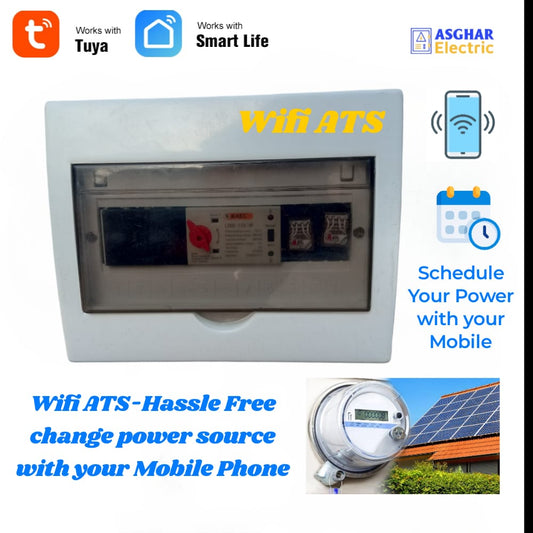WiFi ATS Complete Set – Smart Automatic Transfer Switch Solution | Asghar Electric