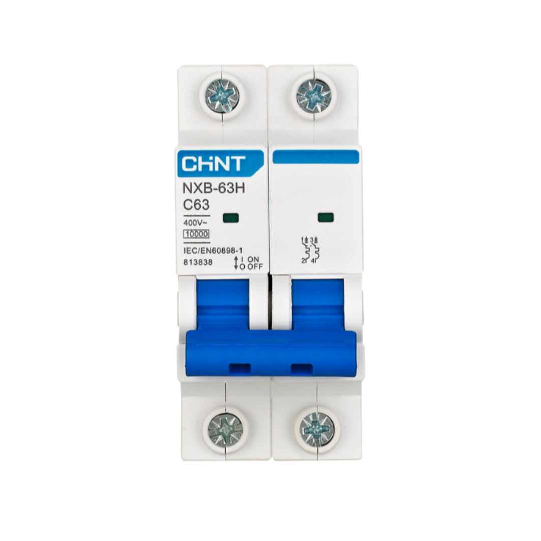 CHINT NXB-63H 2-Pole Miniature Circuit Breaker (MCB)