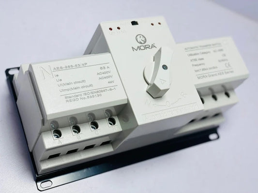 Mora 4P 63A 230V MCB type Dual Power Automatic transfer switch ATS AES-988-63/4P |Asghar Electric