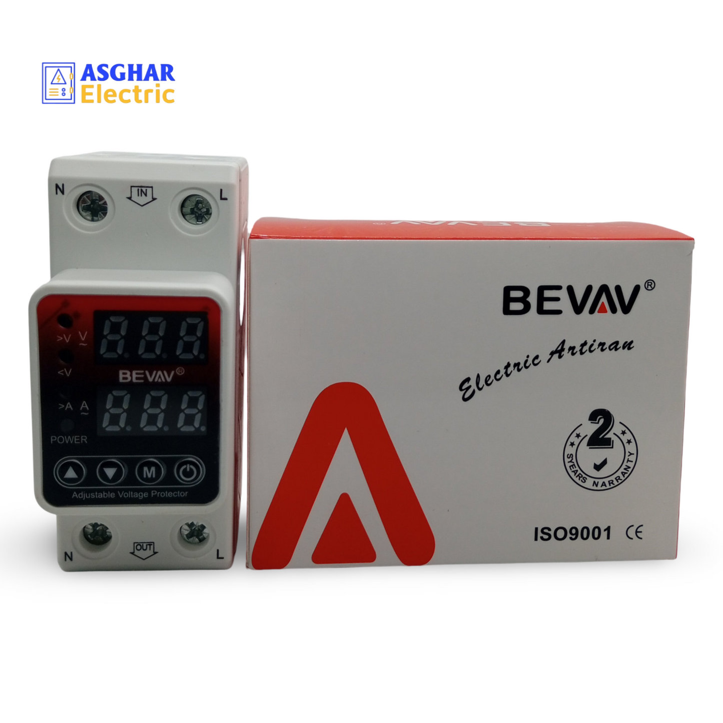 BEVAV Adjustable Voltage & Ampere Protector - 1 year warranty