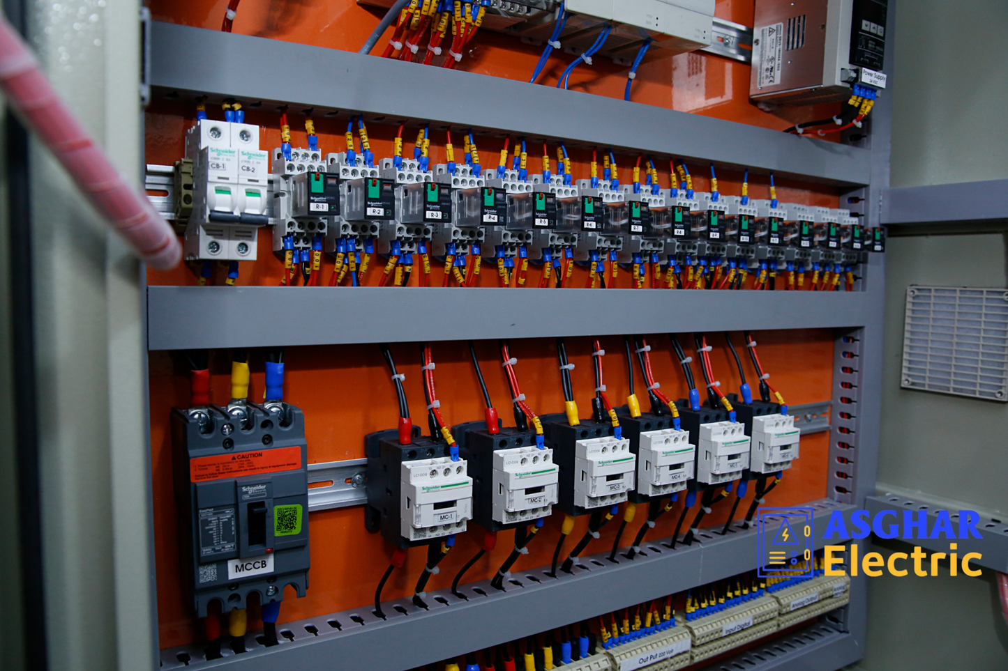 Asghar Electric | High-Quality PLC Control RO Panels for Industrial Automation