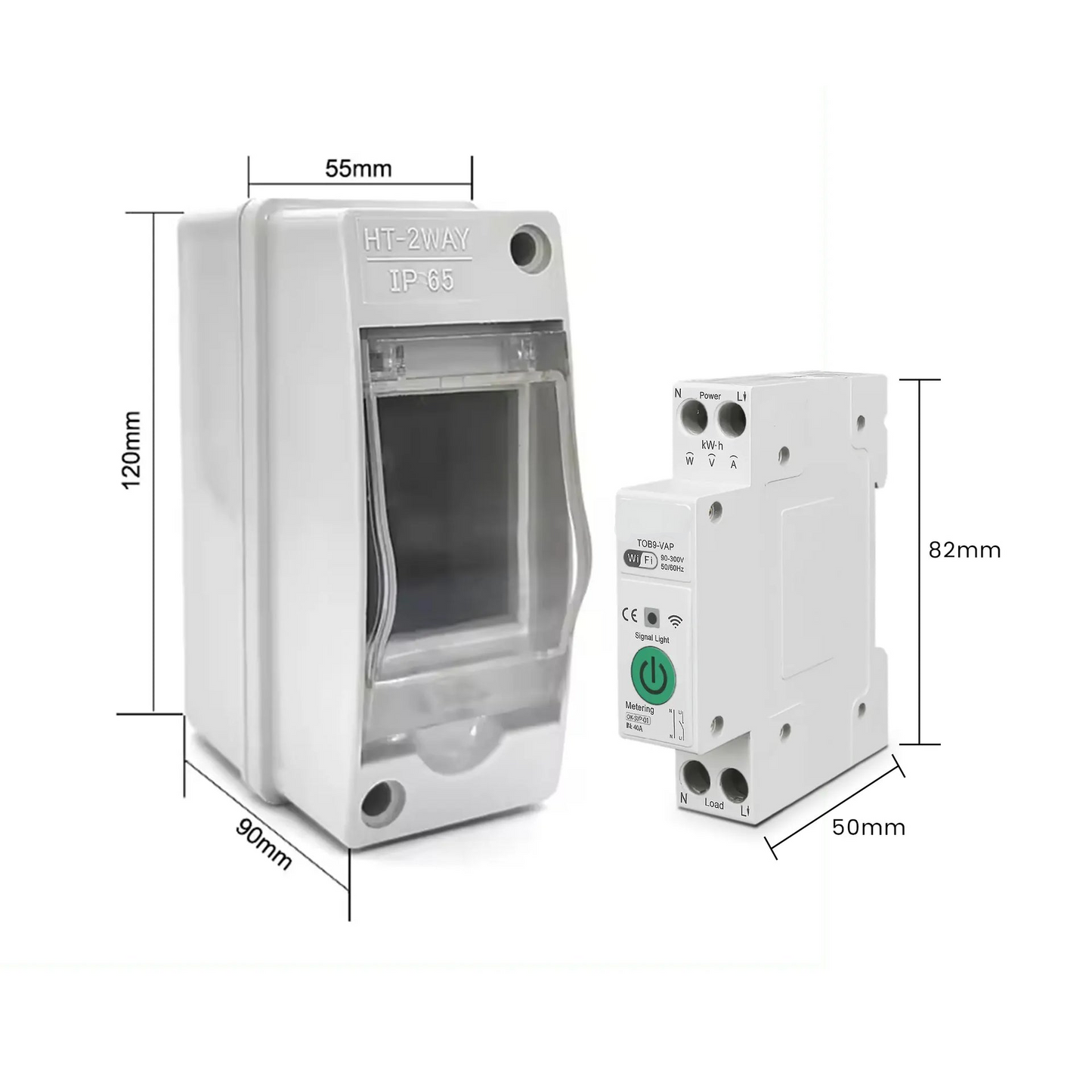 Wifi Smart Power Switch-63A + Box | Asghar Electric